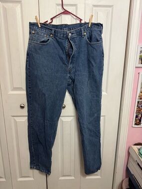 Levi's Men's Dark Blue Relaxed Fit Denim Jeans